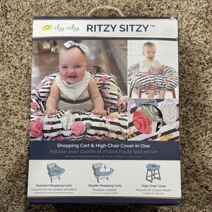 Floral Shopping Cart & High Chair Cover